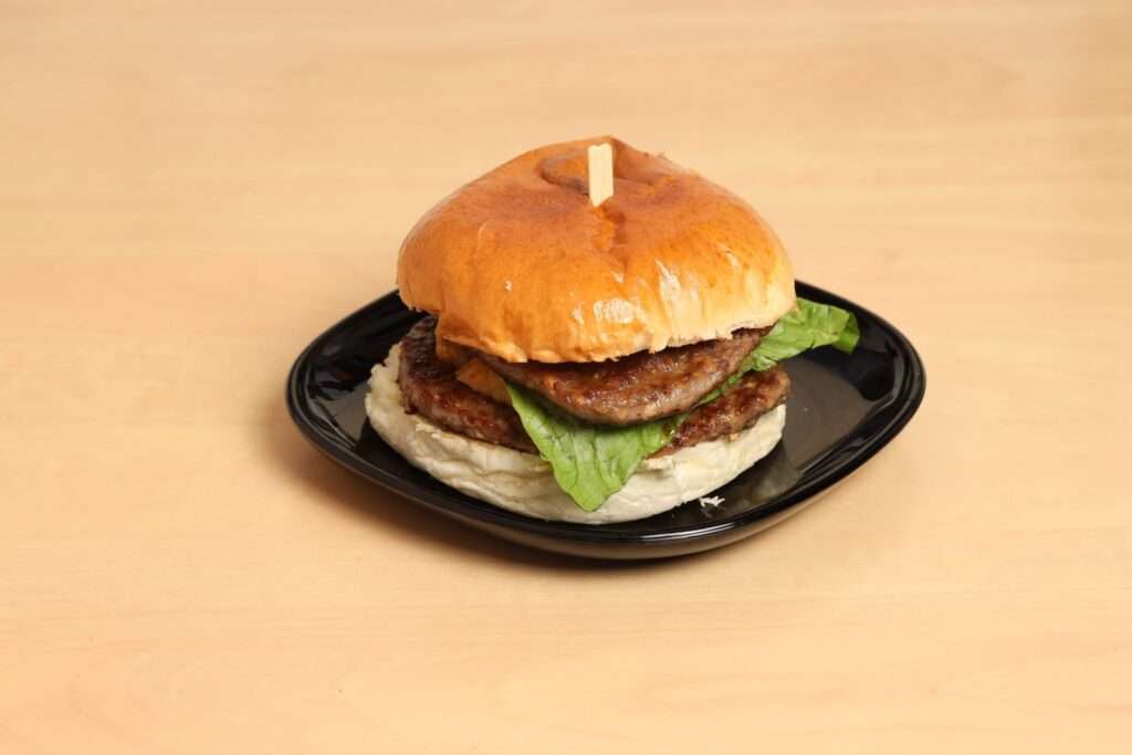 Half pounder burger